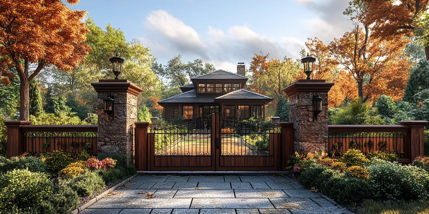 Metallzaun aus Polen mit Montage